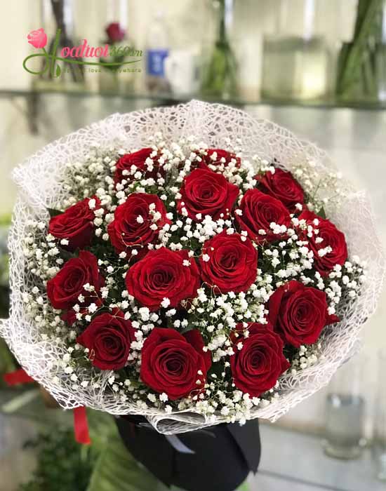 Bó hoa hồng Ecuador - kỉ niệm của tình yêu đẹp